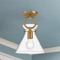 KUZCO LIGHTING INC, EMERSON SEMI-FLUSH MOUNTS, SEMI FLUSH MOUNT LIGHT
