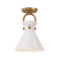 KUZCO LIGHTING INC, EMERSON SEMI-FLUSH MOUNTS, SEMI FLUSH MOUNT LIGHT