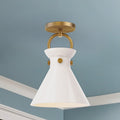 KUZCO LIGHTING INC, EMERSON SEMI-FLUSH MOUNTS, SEMI FLUSH MOUNT LIGHT