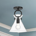 KUZCO LIGHTING INC, EMERSON SEMI-FLUSH MOUNTS, SEMI FLUSH MOUNT LIGHT