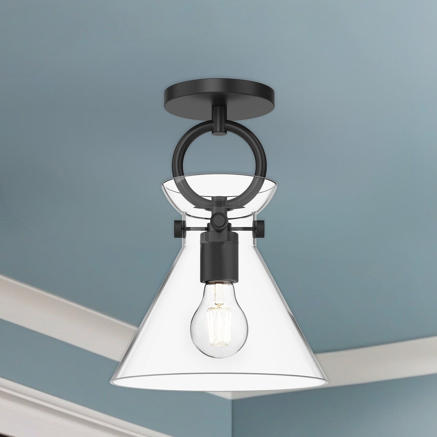 KUZCO LIGHTING INC, EMERSON SEMI-FLUSH MOUNTS, SEMI FLUSH MOUNT LIGHT