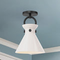 KUZCO LIGHTING INC, EMERSON SEMI-FLUSH MOUNTS, SEMI FLUSH MOUNT LIGHT