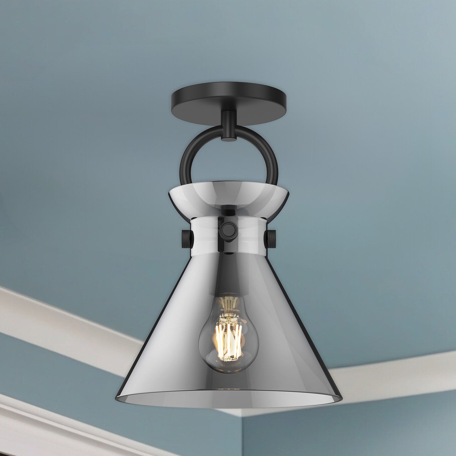 KUZCO LIGHTING INC, EMERSON SEMI-FLUSH MOUNTS, SEMI FLUSH MOUNT LIGHT
