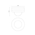 ALORA, HARVEY SEMI-FLUSH MOUNTS, SEMI FLUSH MOUNT LIGHT
