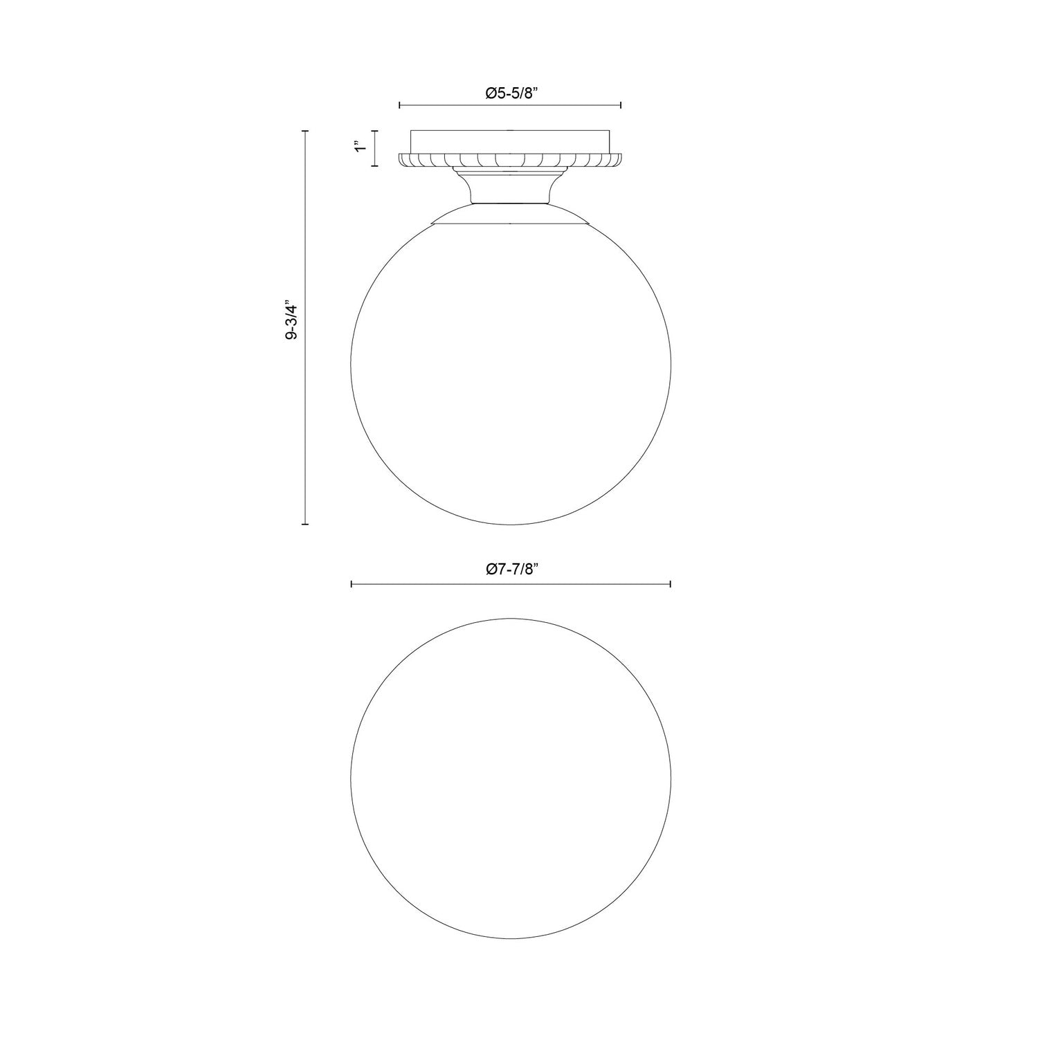 ALORA, OTIS SEMI-FLUSH MOUNTS, SEMI FLUSH MOUNT LIGHT