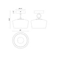 ALORA, LEOTA SEMI-FLUSH MOUNTS, SEMI FLUSH MOUNT LIGHT