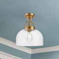 KUZCO LIGHTING INC, LANCASTER SEMI-FLUSH MOUNTS, SEMI FLUSH MOUNT LIGHT