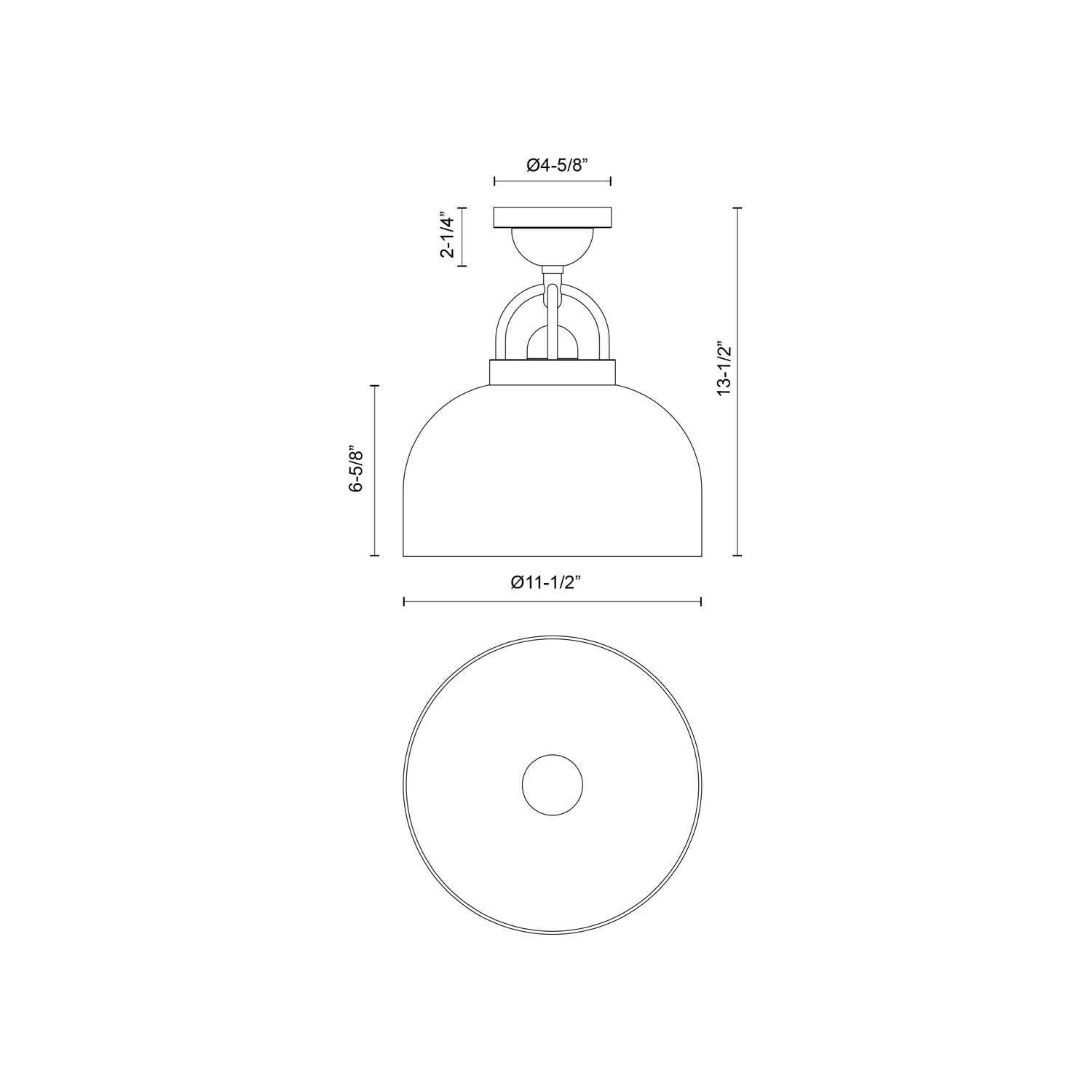 KUZCO LIGHTING INC, LANCASTER SEMI-FLUSH MOUNTS, SEMI FLUSH MOUNT LIGHT