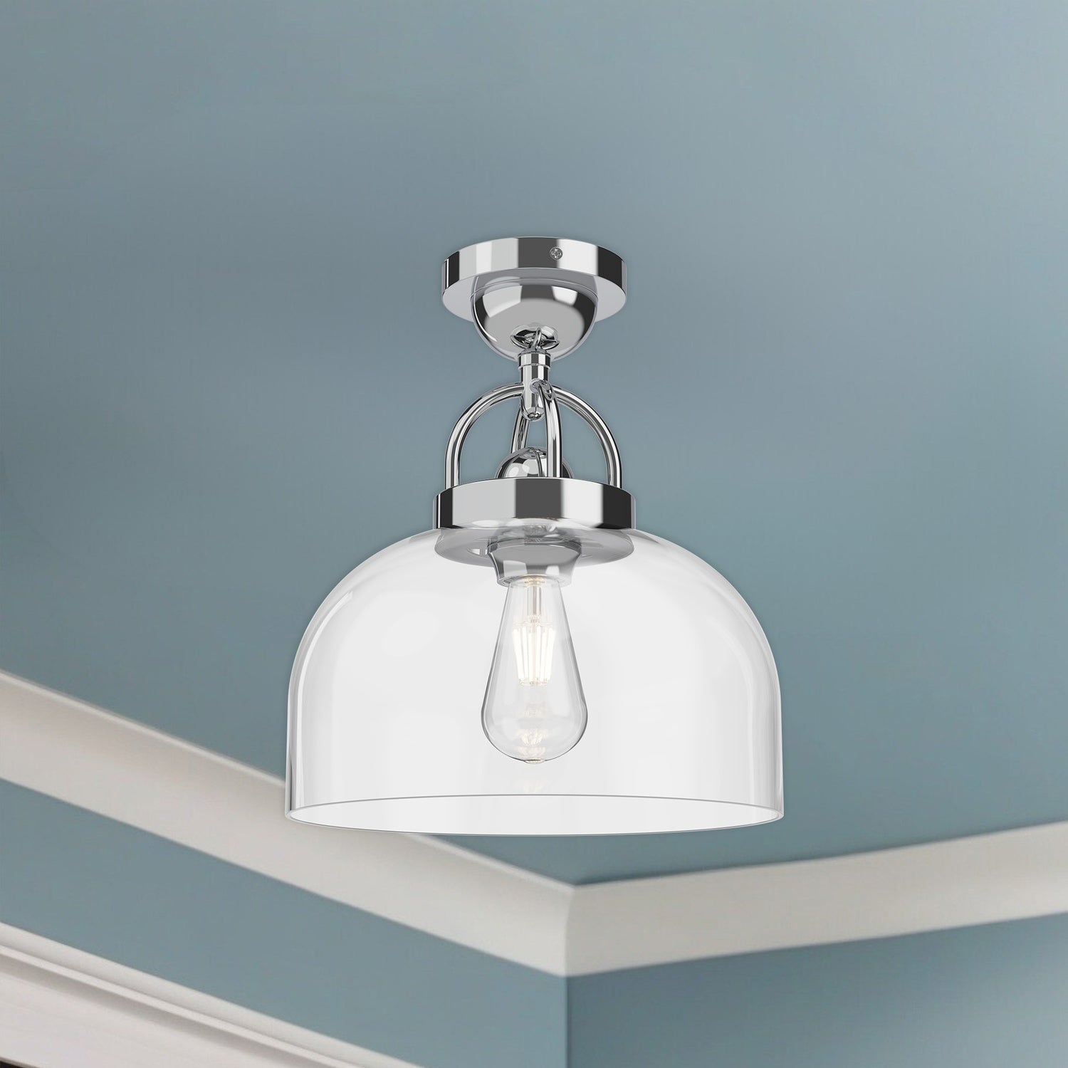 KUZCO LIGHTING INC, LANCASTER SEMI-FLUSH MOUNTS, SEMI FLUSH MOUNT LIGHT