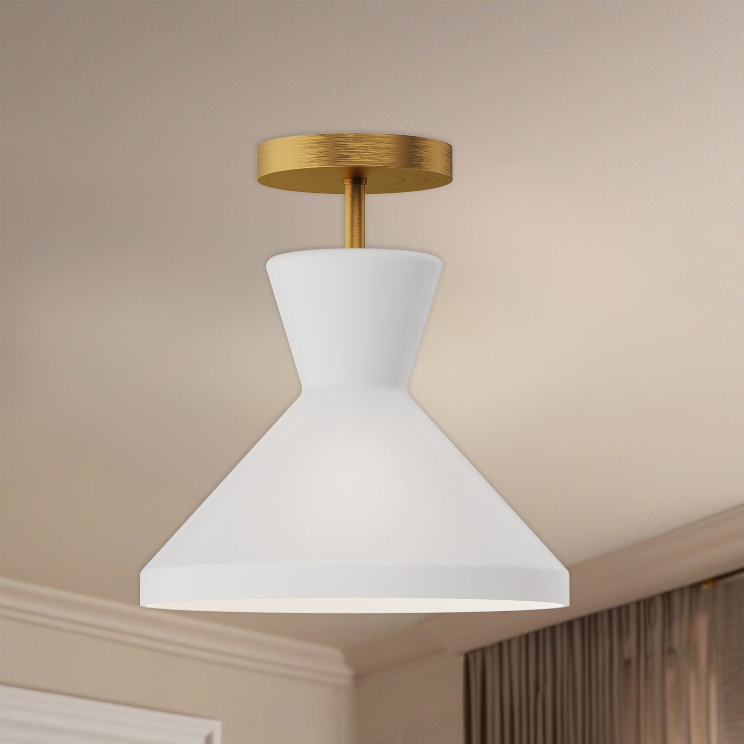 ALORA, BETTY SEMI-FLUSH MOUNTS, SEMI FLUSH MOUNT LIGHT