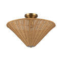 KUZCO LIGHTING INC, BRIDGETTE SEMI-FLUSH MOUNTS, SEMI FLUSH MOUNT LIGHT