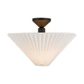 KUZCO LIGHTING INC, BRIDGETTE SEMI-FLUSH MOUNTS, SEMI FLUSH MOUNT LIGHT