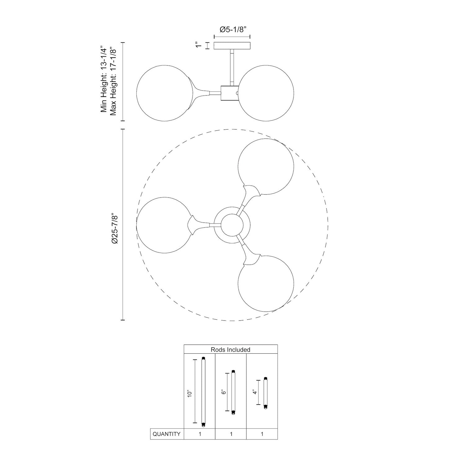KUZCO LIGHTING INC, NOUVEAU SEMI-FLUSH MOUNTS, SEMI FLUSH MOUNT LIGHT