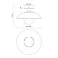 ALORA, FRANCESCA SEMI-FLUSH MOUNTS, SEMI FLUSH MOUNT LIGHT