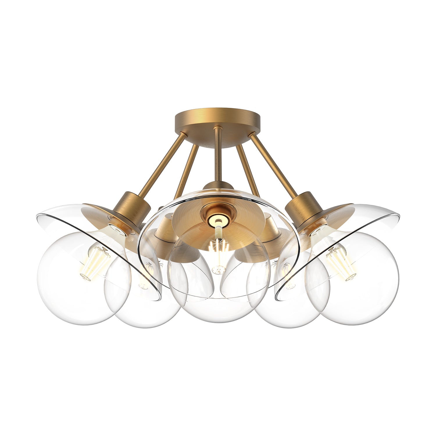 ALORA, FRANCESCA SEMI-FLUSH MOUNTS, SEMI FLUSH MOUNT LIGHT