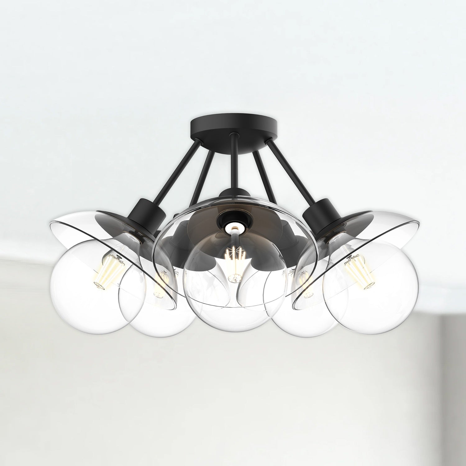 ALORA, FRANCESCA SEMI-FLUSH MOUNTS, SEMI FLUSH MOUNT LIGHT