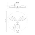 ALORA, OSCAR SEMI-FLUSH MOUNTS, SEMI FLUSH MOUNT LIGHT
