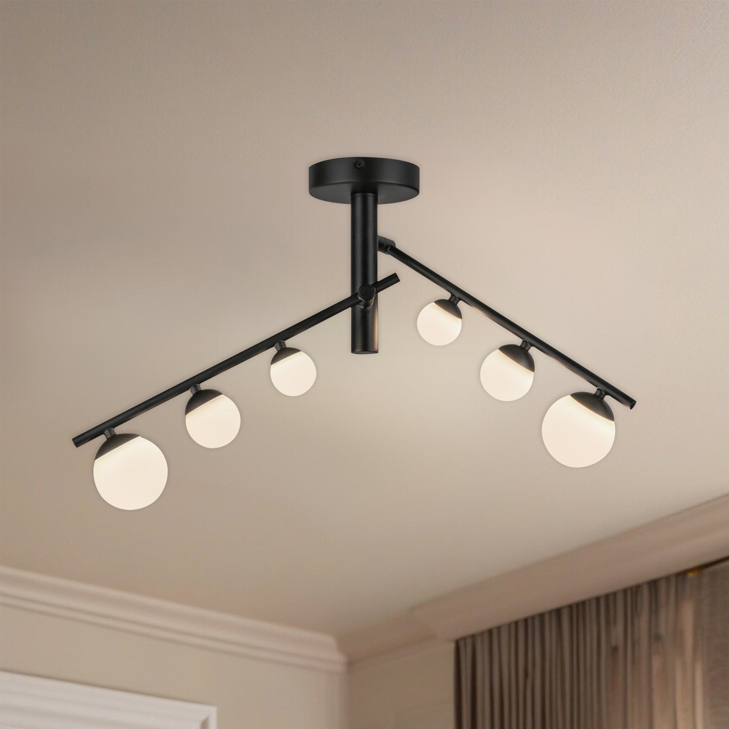 KUZCO LIGHTING INC, JUNIPER SEMI-FLUSH MOUNTS, SEMI FLUSH MOUNT LIGHT
