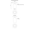 KUZCO LIGHTING INC, NOLA SEMI-FLUSH MOUNTS, SEMI FLUSH MOUNT LIGHT