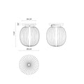 ALORA, CHERISE SEMI-FLUSH MOUNTS, SEMI FLUSH MOUNT LIGHT