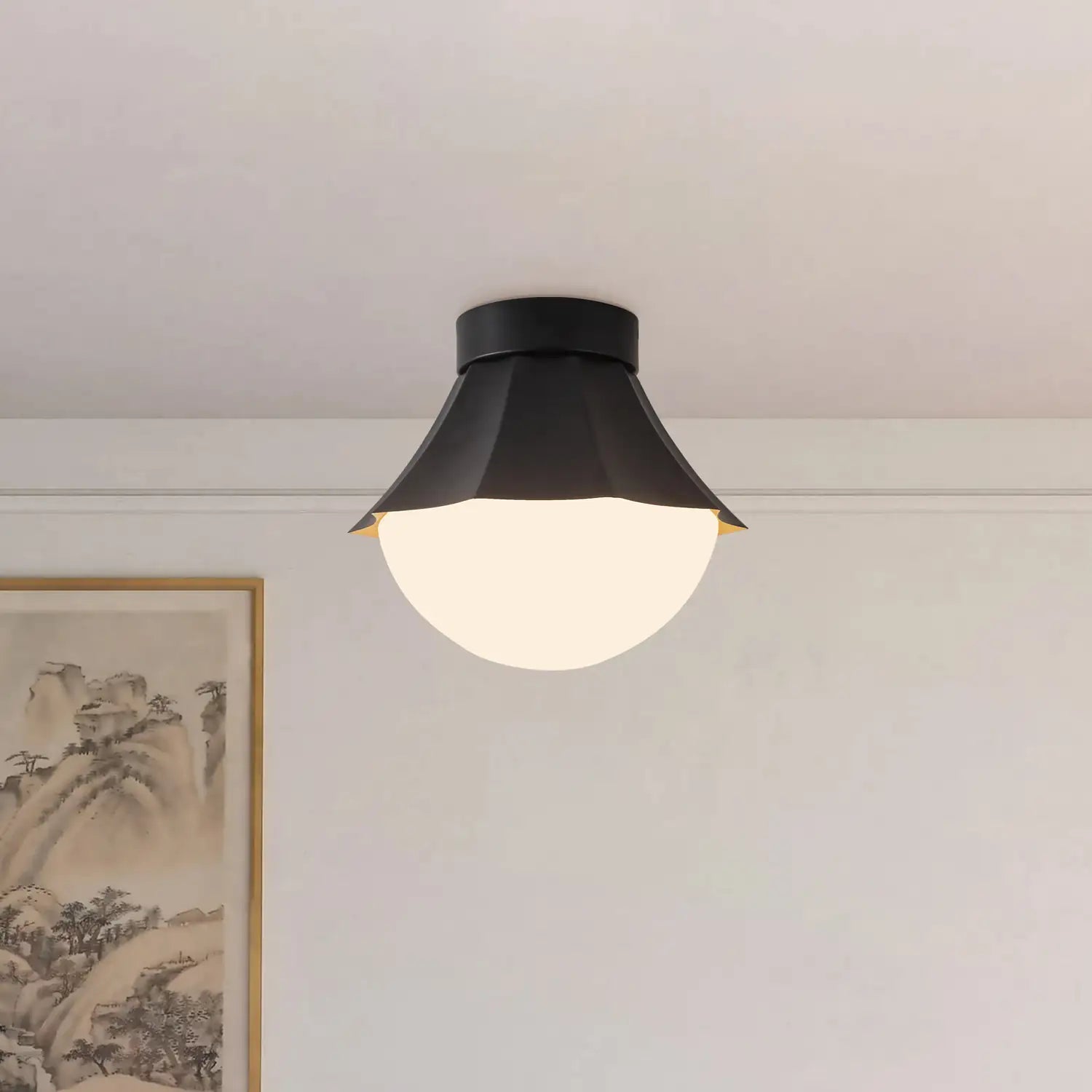 KUZCO LIGHTING INC, SHELTON SEMI-FLUSH MOUNTS, SEMI FLUSH MOUNT LIGHT