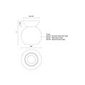 KUZCO LIGHTING INC, ARCADIA SEMI-FLUSH MOUNTS, SEMI FLUSH MOUNT LIGHT