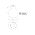 KUZCO LIGHTING INC, ARCADIA SEMI-FLUSH MOUNTS, SEMI FLUSH MOUNT LIGHT