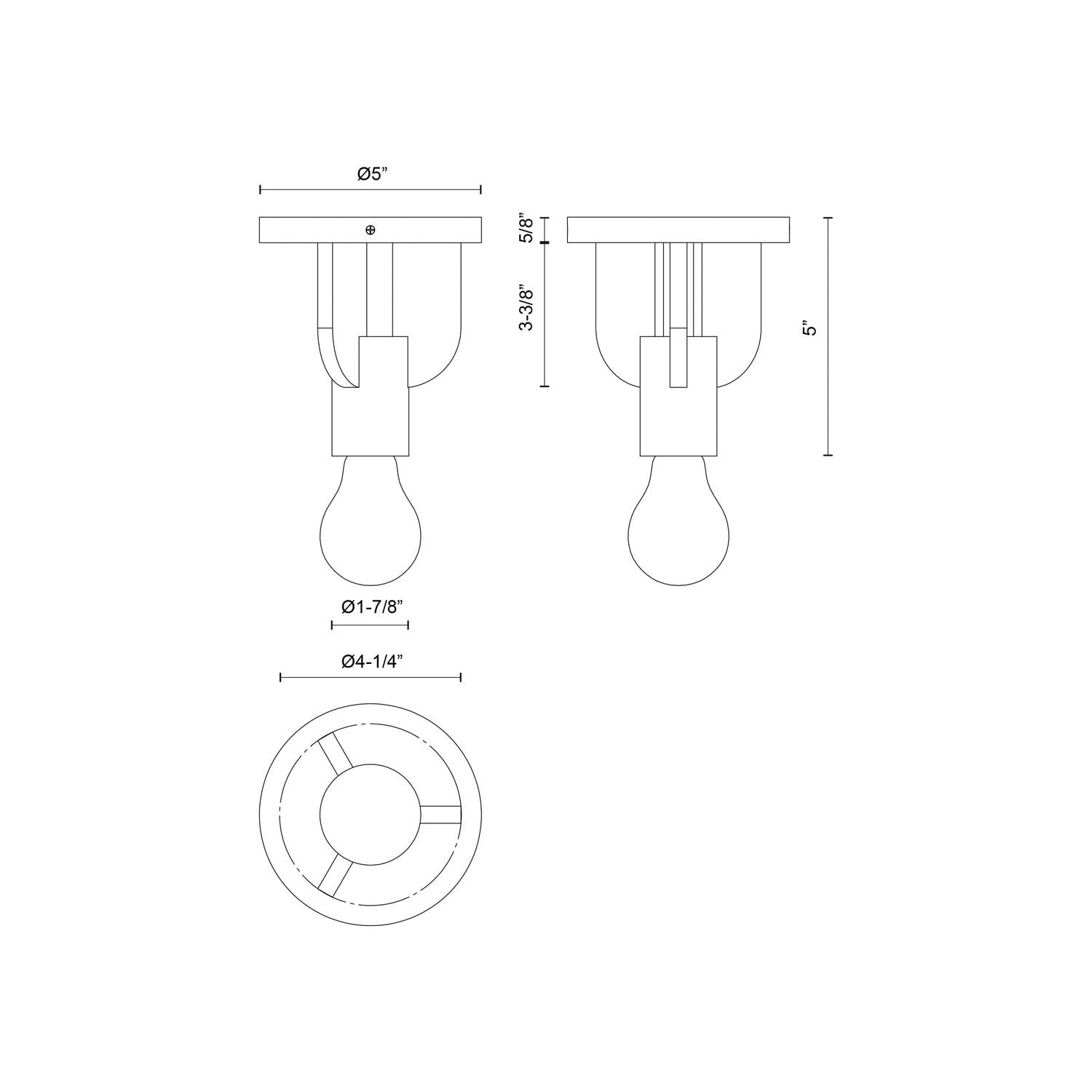 ALORA, CLAIRE SEMI-FLUSH MOUNTS, SEMI FLUSH MOUNT LIGHT