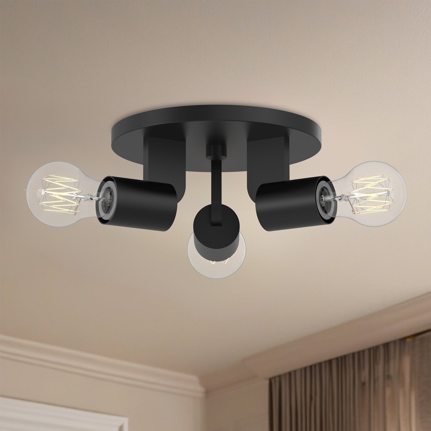 ALORA, CLAIRE SEMI-FLUSH MOUNTS, SEMI FLUSH MOUNT LIGHT