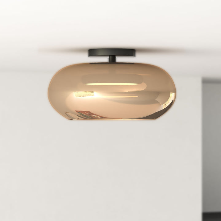 KUZCO LIGHTING INC, TRINITY SEMI-FLUSH MOUNTS, SEMI FLUSH MOUNT LIGHT