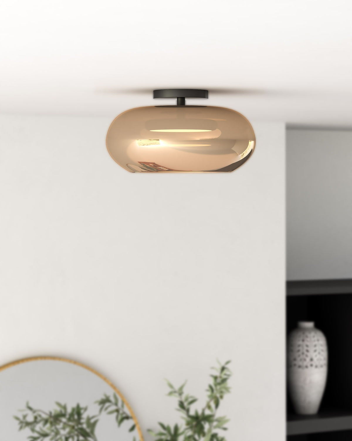 KUZCO LIGHTING INC, TRINITY SEMI-FLUSH MOUNTS, SEMI FLUSH MOUNT LIGHT