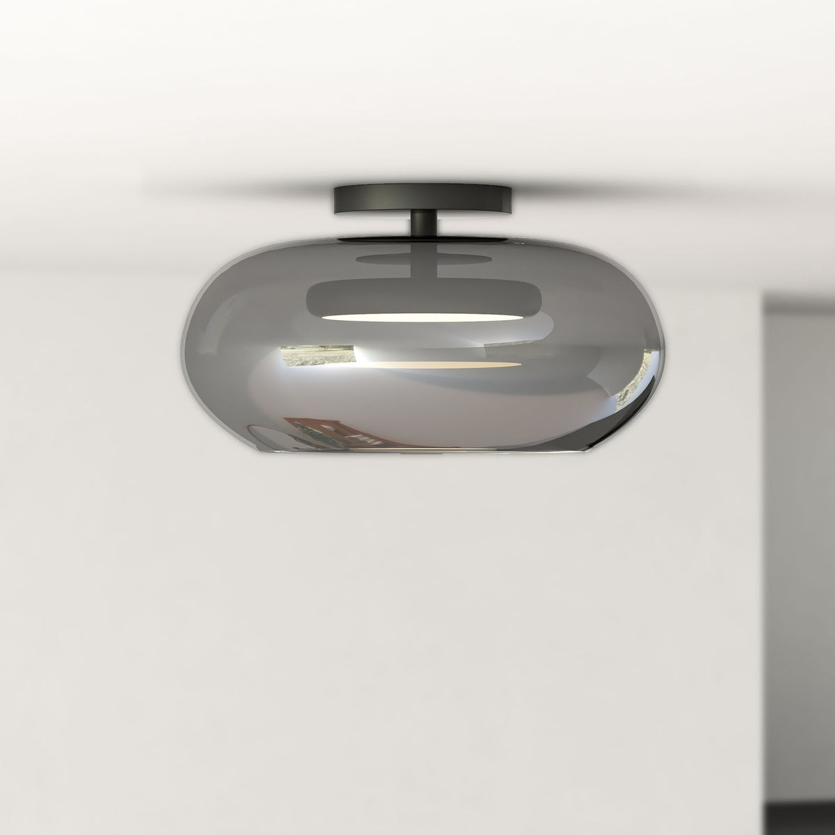 KUZCO LIGHTING INC, TRINITY SEMI-FLUSH MOUNTS, SEMI FLUSH MOUNT LIGHT