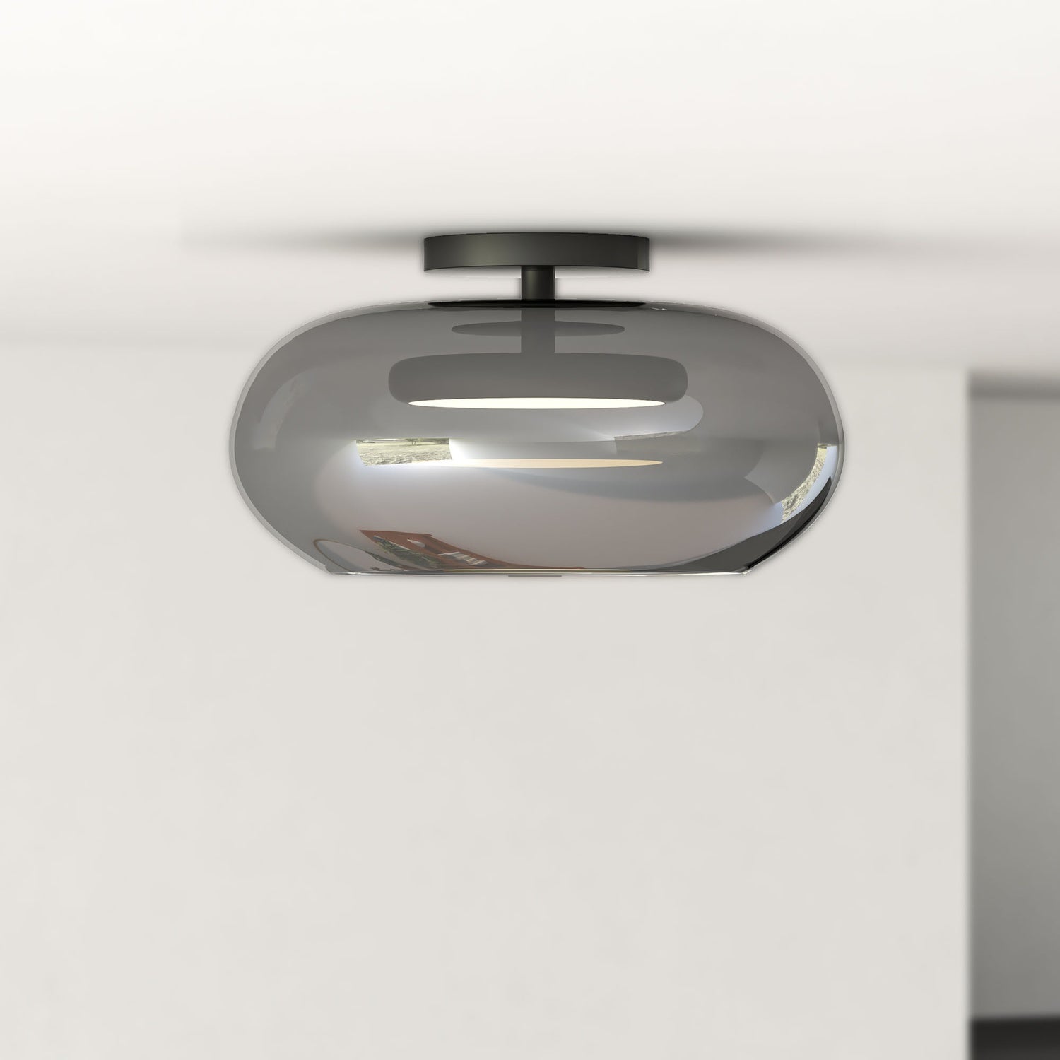 KUZCO LIGHTING INC, TRINITY SEMI-FLUSH MOUNTS, SEMI FLUSH MOUNT LIGHT