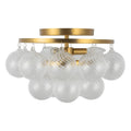 KUZCO LIGHTING INC, FAYE SEMI-FLUSH MOUNTS, SEMI FLUSH MOUNT LIGHT