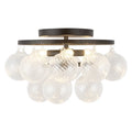 KUZCO LIGHTING INC, FAYE SEMI-FLUSH MOUNTS, SEMI FLUSH MOUNT LIGHT