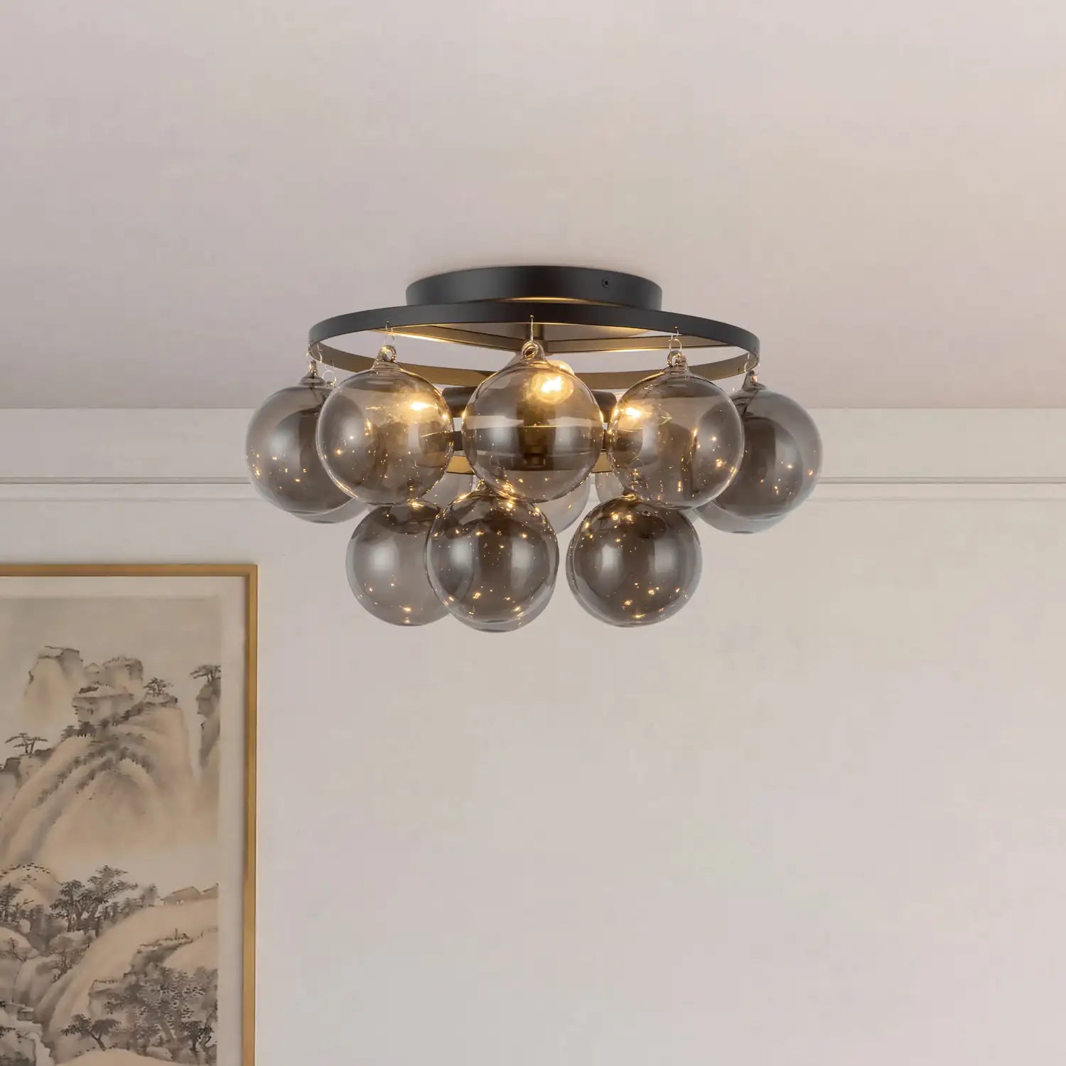 KUZCO LIGHTING INC, FAYE SEMI-FLUSH MOUNTS, SEMI FLUSH MOUNT LIGHT