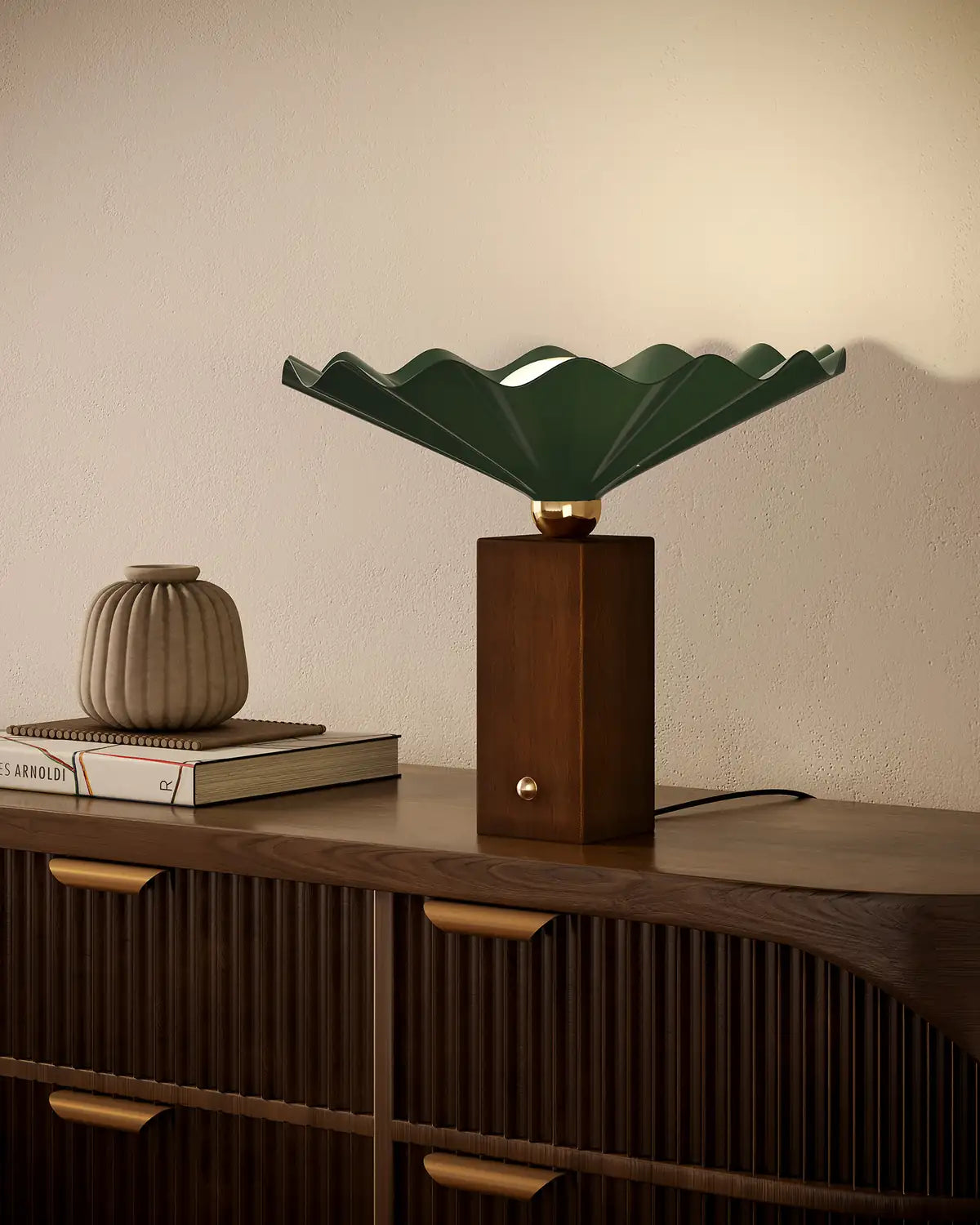 KUZCO LIGHTING INC, FURROW TABLE LAMPS, DESK LAMPS