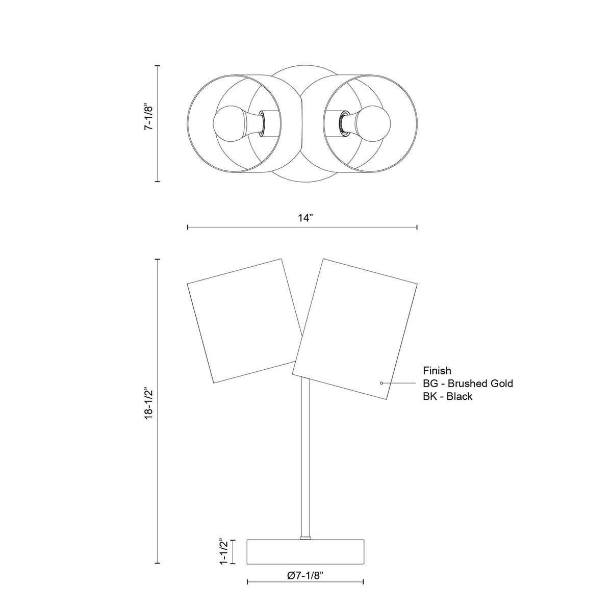 KUZCO LIGHTING INC, KEIKO TABLE LAMPS, TABLE LAMPS