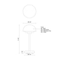 KUZCO LIGHTING INC, HINATA TABLE LAMPS, DESK LAMPS