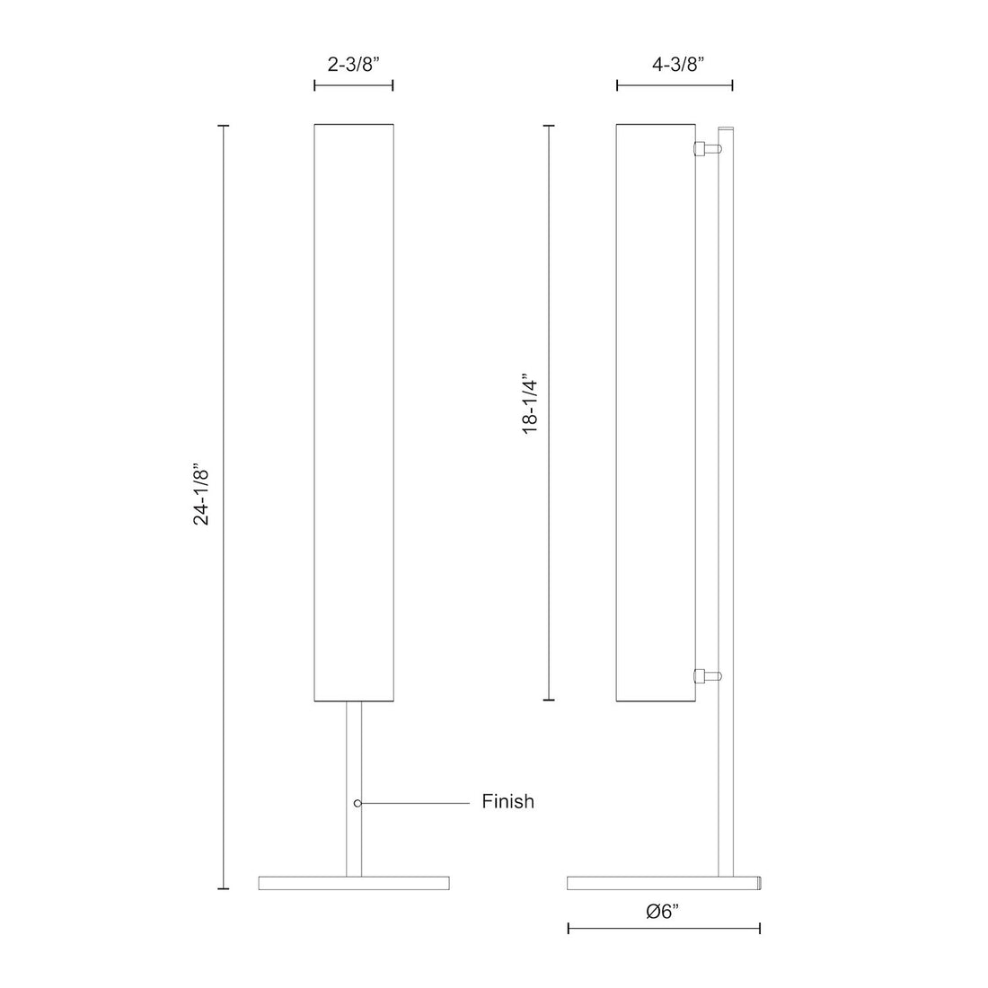 KUZCO LIGHTING INC TL70124-BK 97f81815-c2de-4c9a-b6ee-84042d0b5897