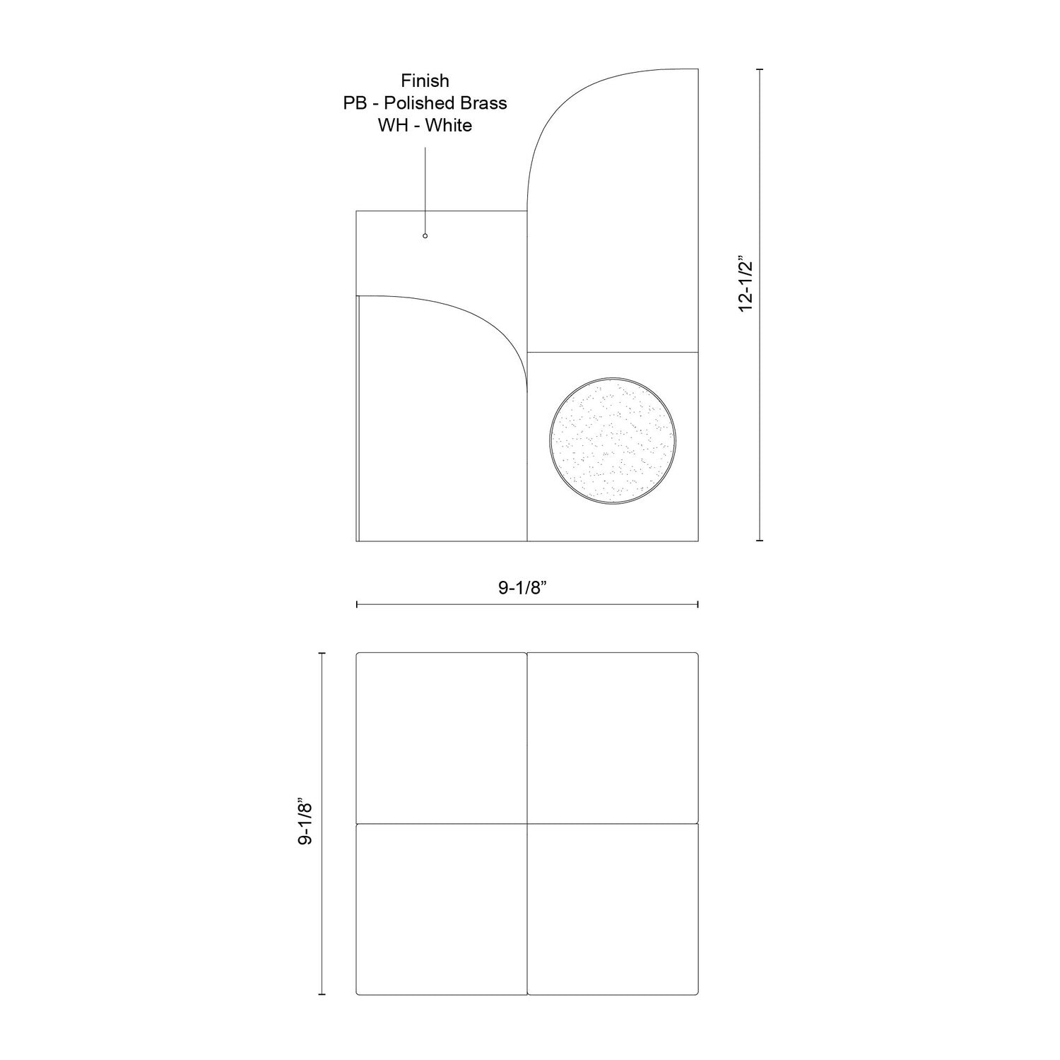 KUZCO LIGHTING INC TL82412-PB bb3296ca-4915-4e07-8ce7-311fc6e049c4