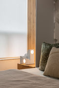 KUZCO LIGHTING INC, GYPSUM TABLE LAMPS, TABLE LAMPS