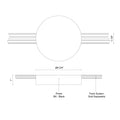 KUZCO LIGHTING INC TRILO TRACK TRILO TRACK CANOPY AND DRIVER COVER - DO NOT SHOW ON WEBSITE
