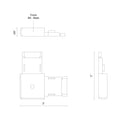 KUZCO LIGHTING INC TRILO TRACK TRILO TRACK CONNECTOR - DO NOT SHOW ON WEBSITE