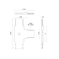 KUZCO LIGHTING INC TRILO TRACK TRILO TRACK CONNECTOR - DO NOT SHOW ON WEBSITE