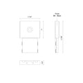 KUZCO LIGHTING INC TRILO TRACK TRILO TRACK CONNECTOR | TRC989910-BK - DO NOT SHOW ON WEBSITE