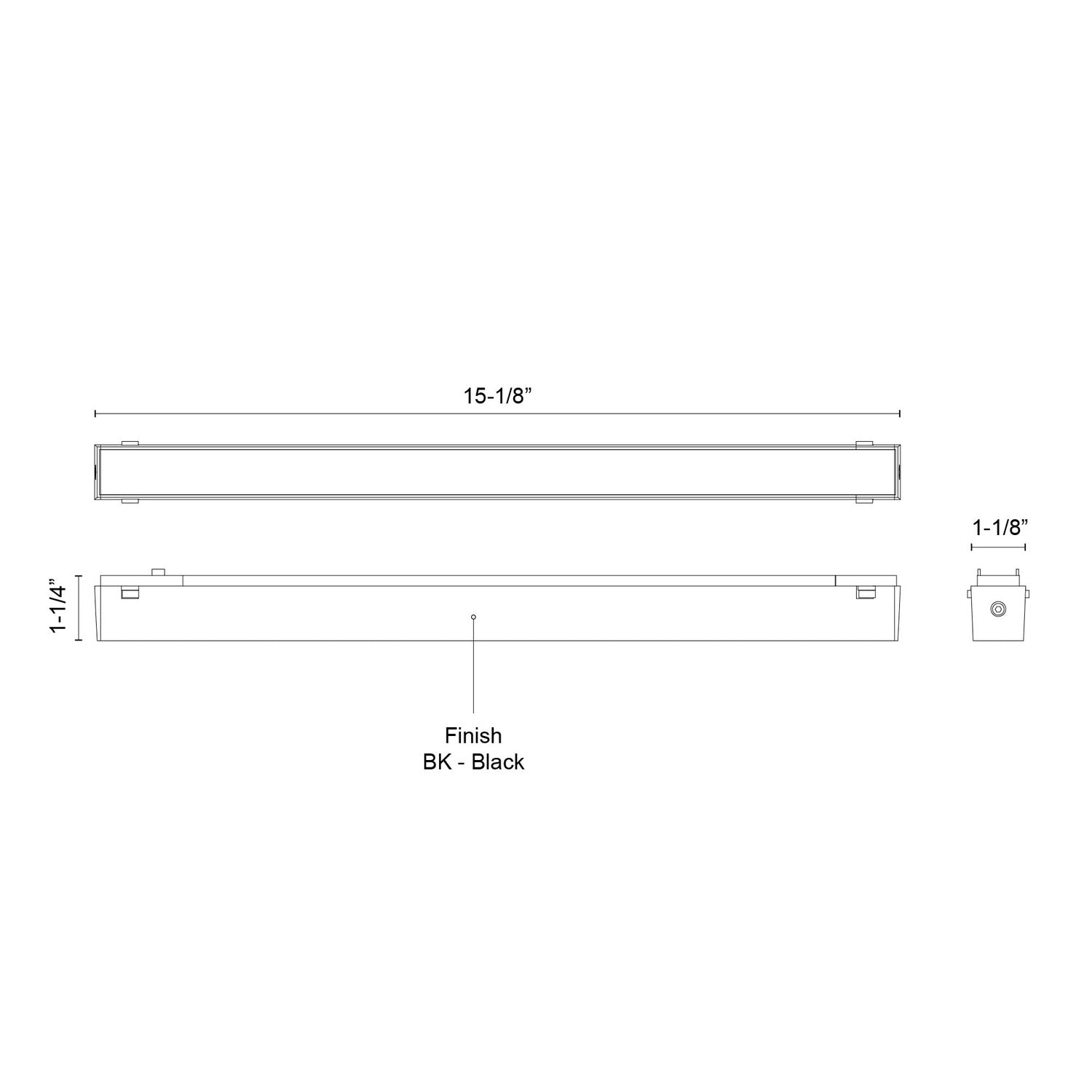 KUZCO LIGHTING INC JAREN TRILO TRACK LIGHT BAR - DO NOT SHOW ON WEBSITE