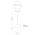 KUZCO LIGHTING INC MONAE TRILO TRACK PENDANT - DO NOT SHOW ON WEBSITE