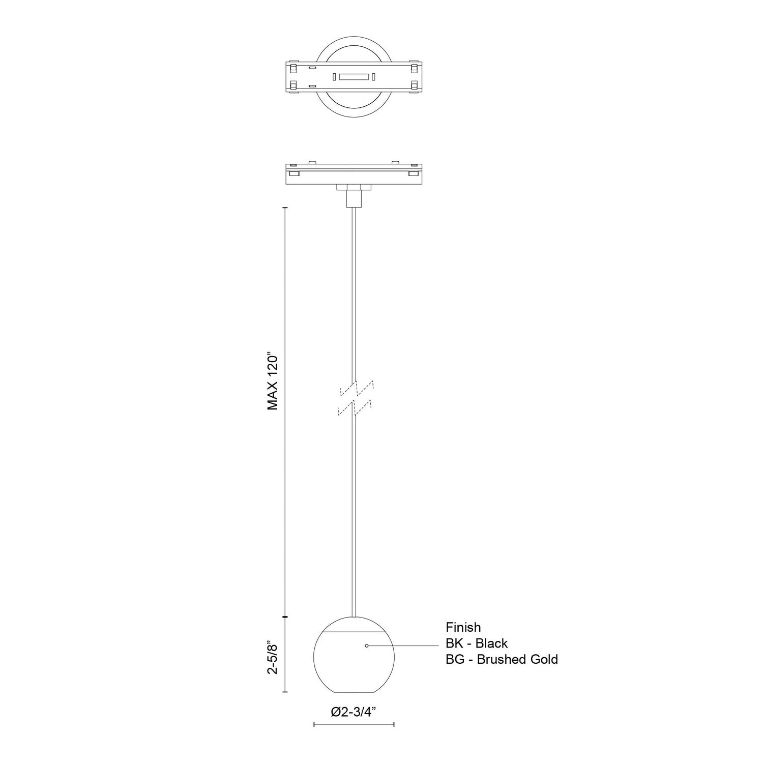 KUZCO LIGHTING INC FARIA DOUBLE TRILO TRACK PENDANT - DO NOT SHOW ON WEBSITE