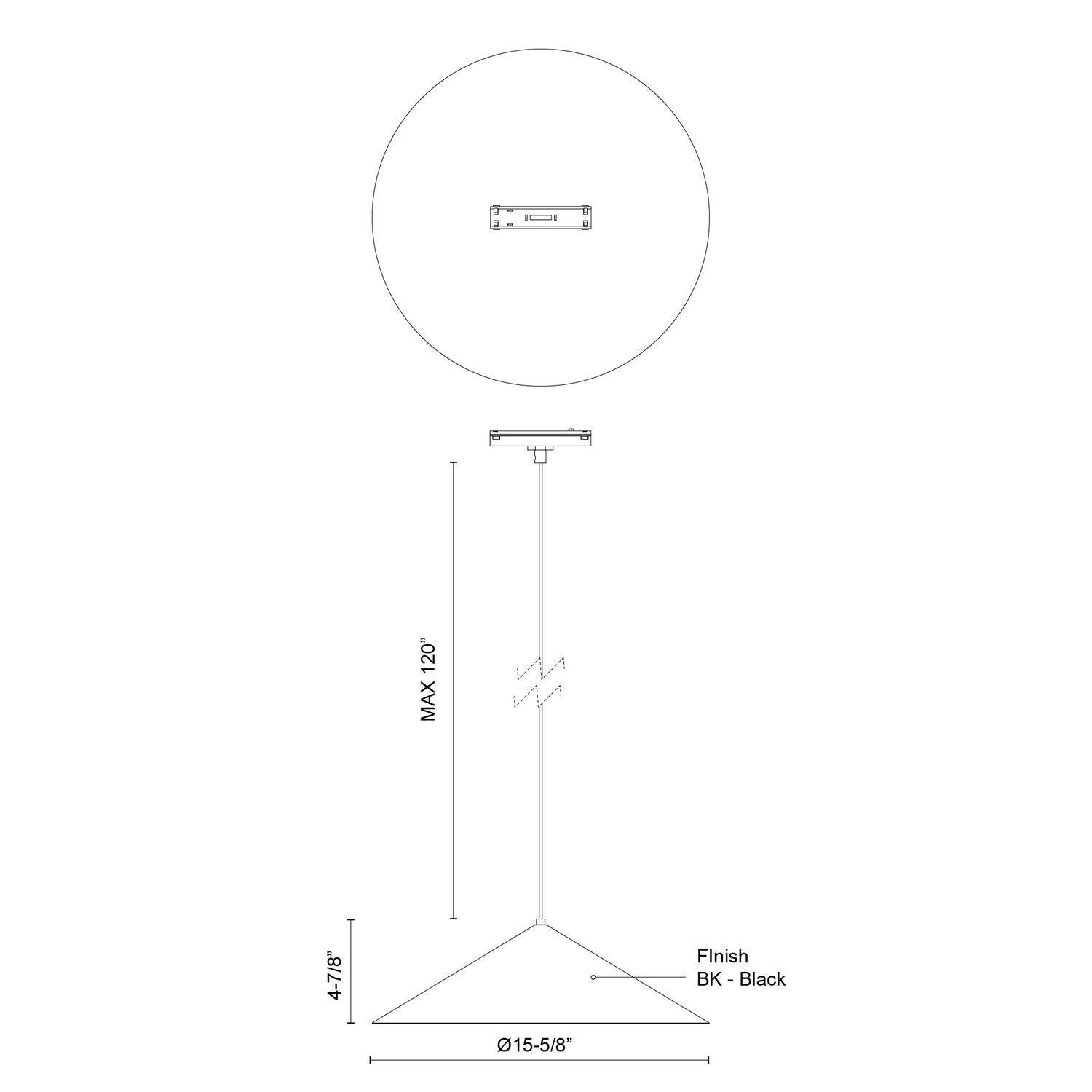 KUZCO LIGHTING INC LUIZ TRILO TRACK PENDANT - DO NOT SHOW ON WEBSITE